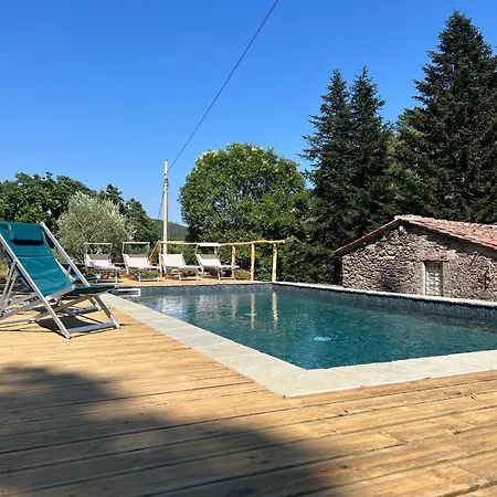 Сasa de vacaciones Borgo Sulla Visona 7 Piscina Lucca Toscana *